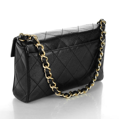 Chanel Caviar Quilted Medium Single Flap Black 3 of 8