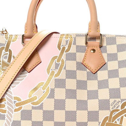 Louis Vuitton Damier Azur Nautical Speedy Bandouliere 25 8 of 13