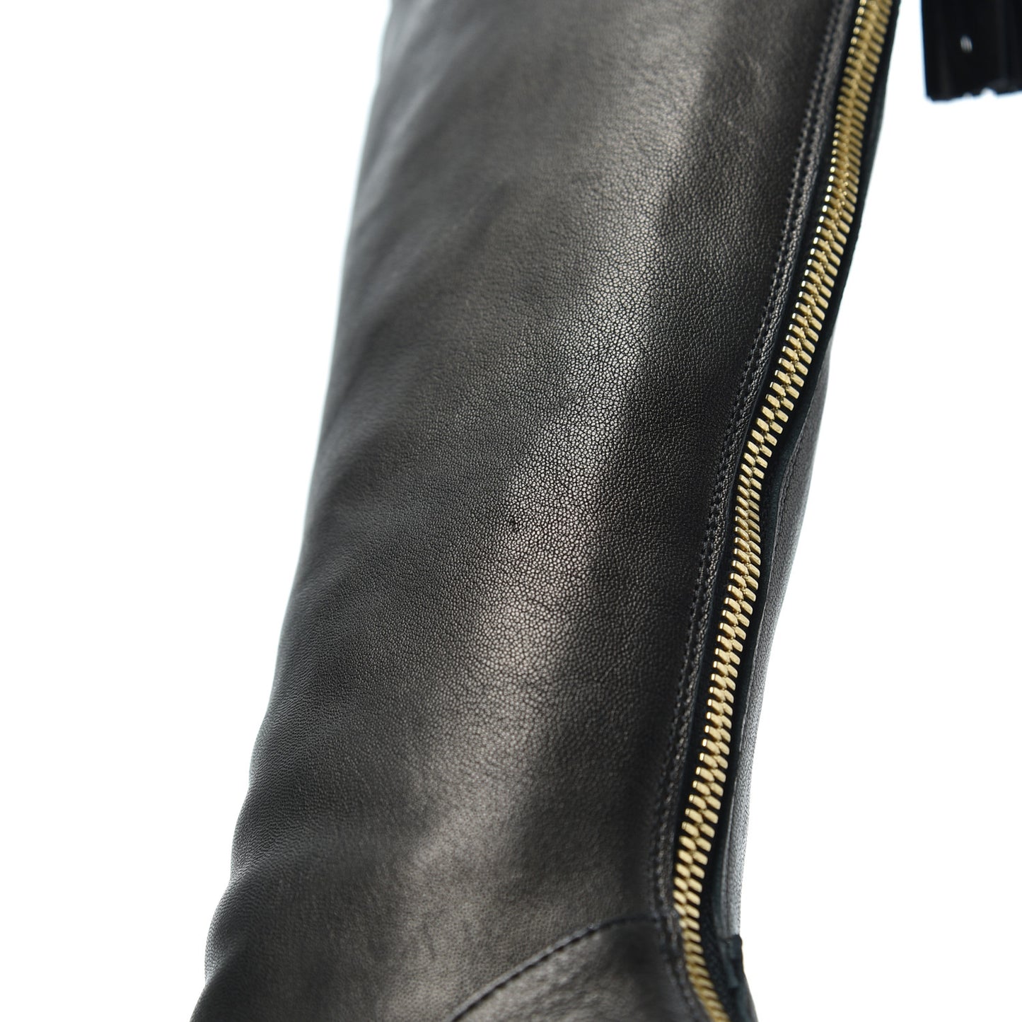 Calfskin Jinny 105 Thigh High Boots 35 Black