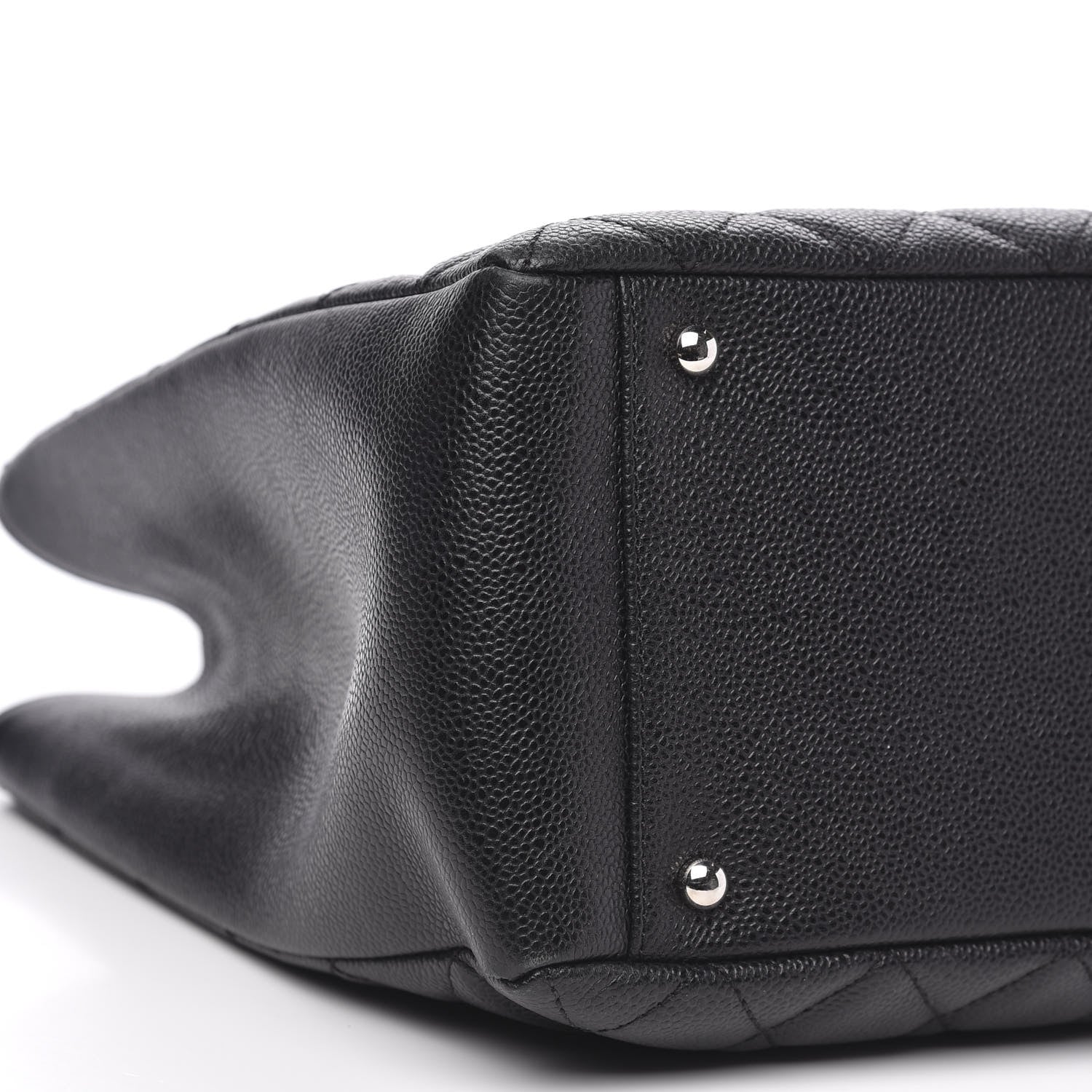 Chanel Caviar Quilted XL Grand Shopping Tote GST Black 9 of 12