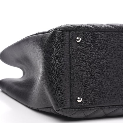 Chanel Caviar Quilted XL Grand Shopping Tote GST Black 9 of 12