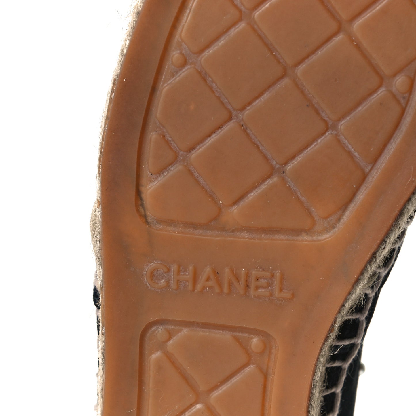 Suede Pearl CC Espadrilles 37 Black