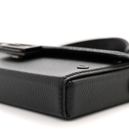 Fendi Vitello Cher Baguette Soft Trunk Phone Pouch Black 10 of 13