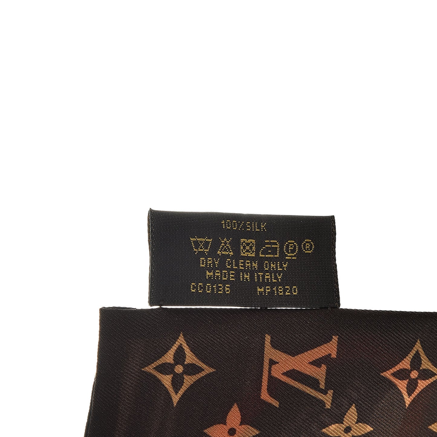 Silk Monogram World Tour Stickers Bandeau Black
