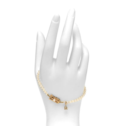 Mikimoto 18K Yellow Gold Akoya Pearl 3.5-4mm Strand Bracelet 2 of 5