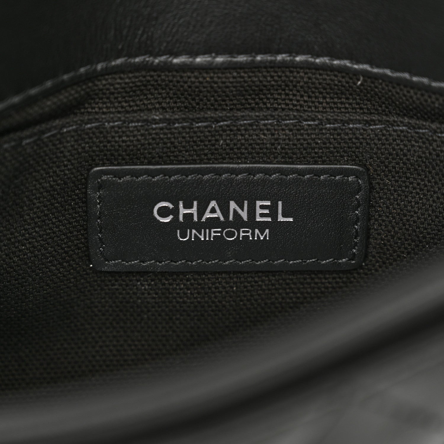 Chanel Calfskin Quilted CC Uniform Flap Belt Bag Black 6 of 11