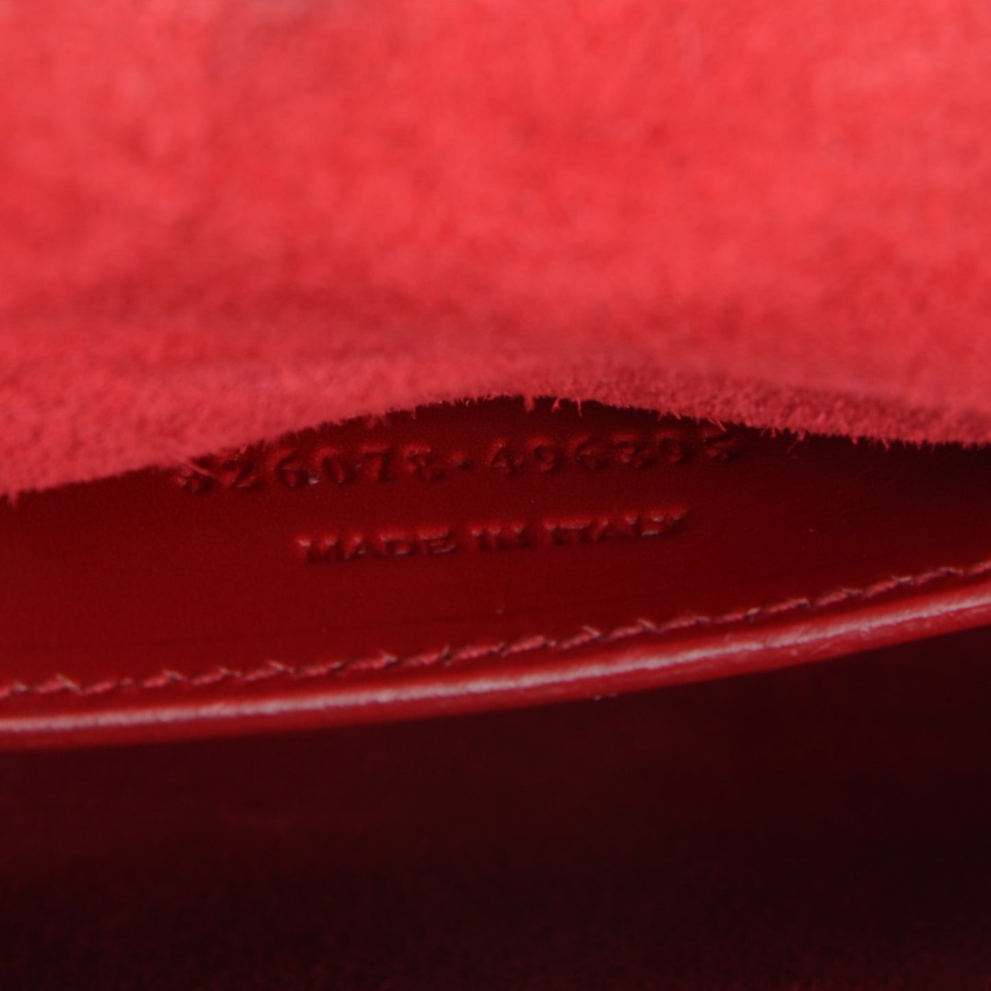 Smooth Calfskin Medium Classic Monogram Kate Tassel Satchel Red