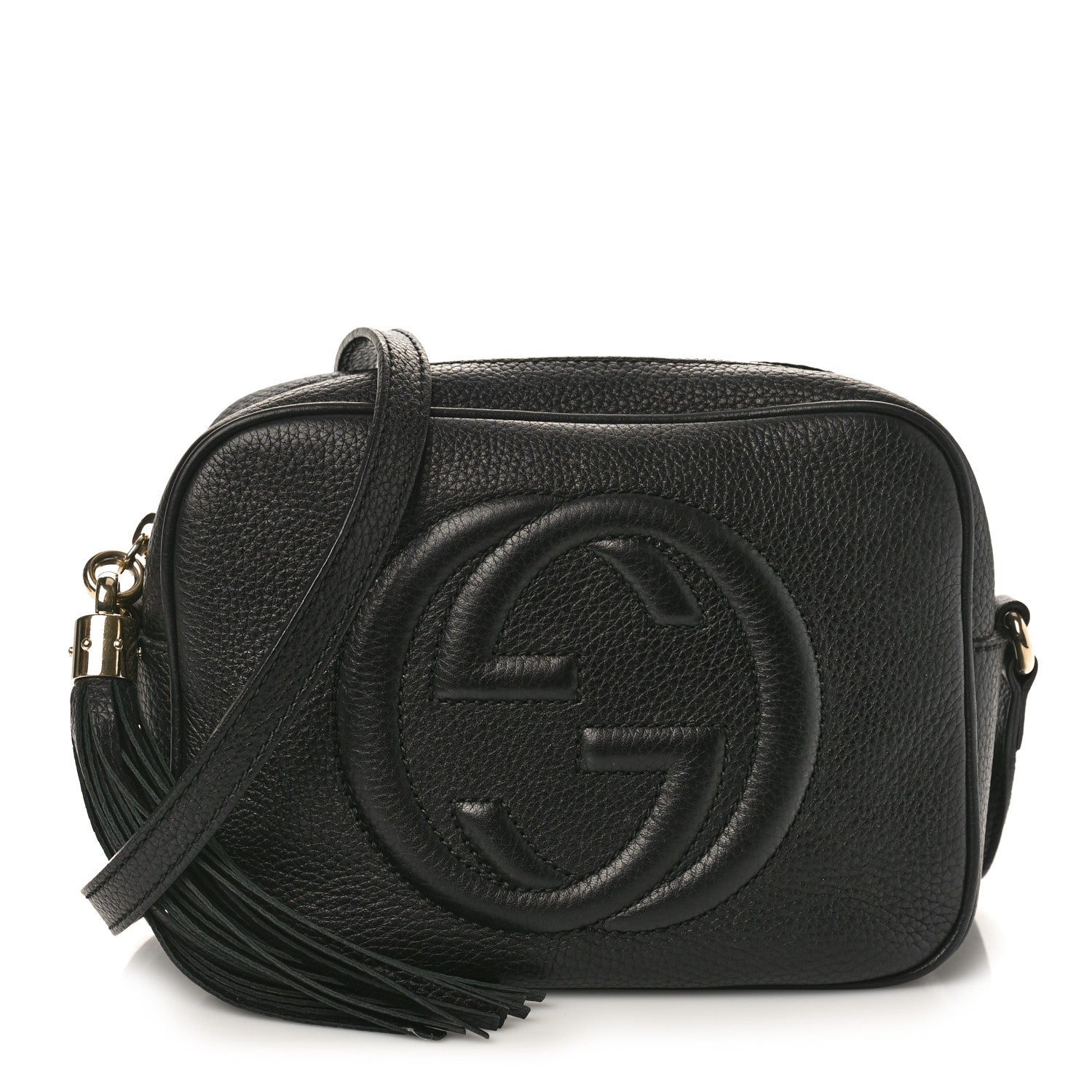 Gucci Pebbled Calfskin Small Soho Disco Bag Black 1 of 12