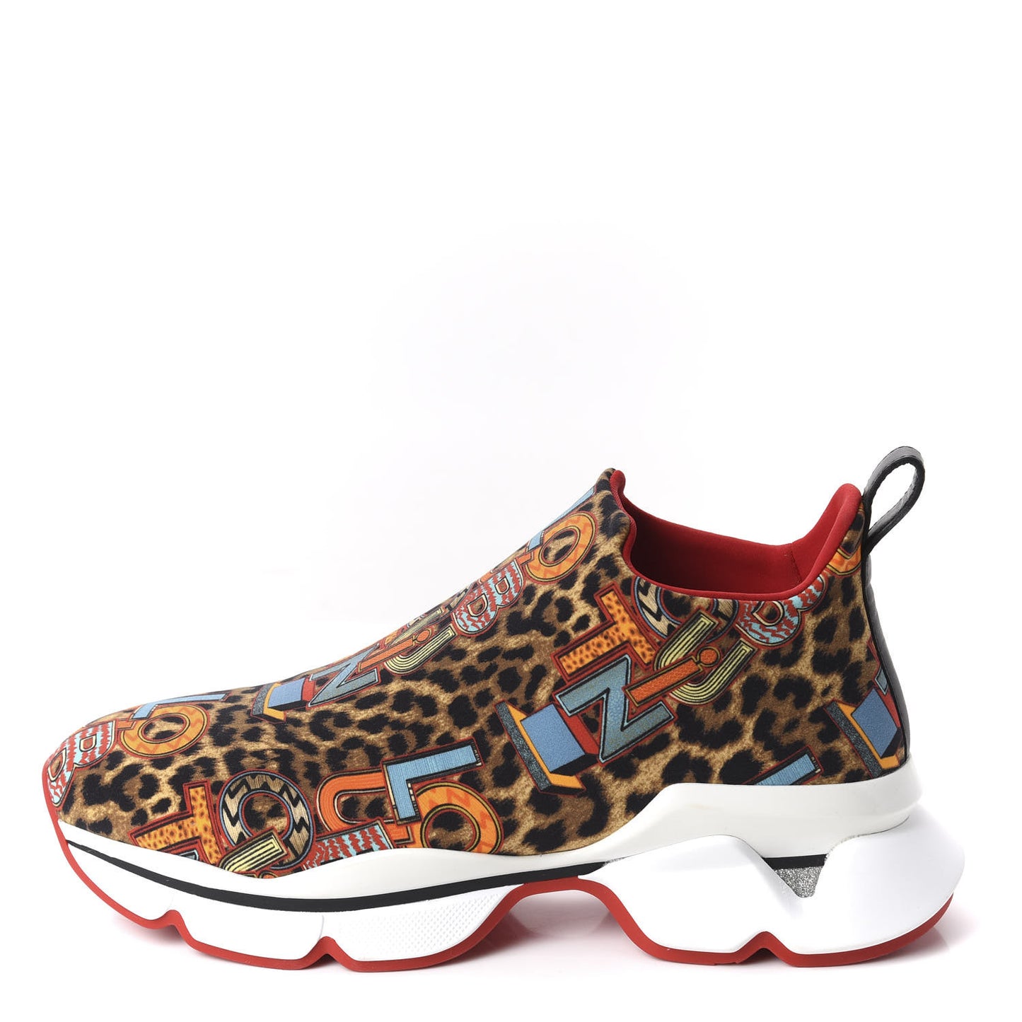 Neoprene Space Run Loubileo Donna Flat Sneakers 38 Multi