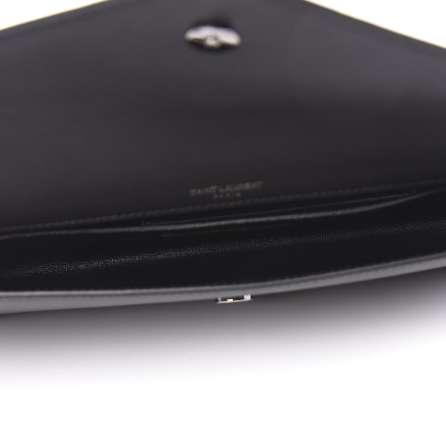 Calfskin Monogram Clutch Black