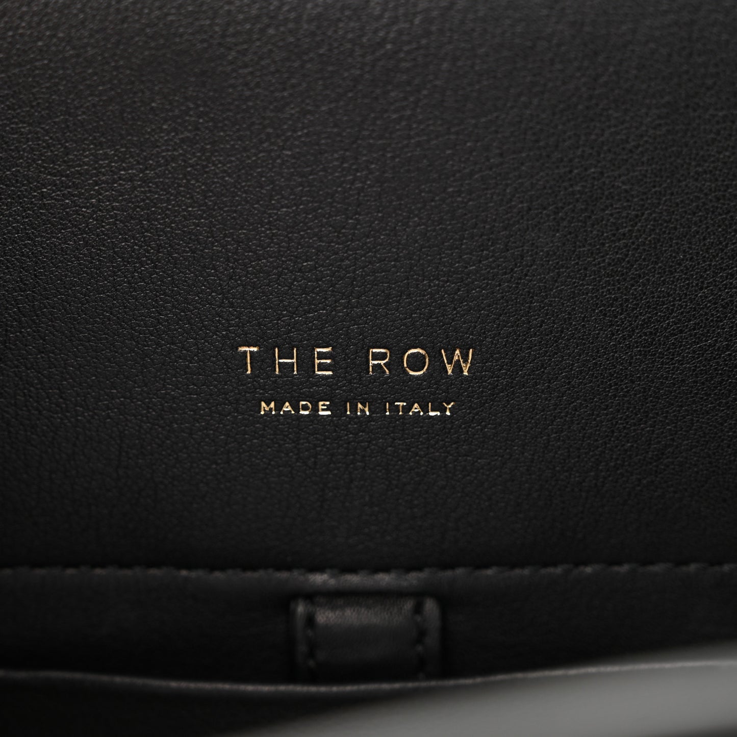 Polished Saddle Calfskin Soft Margaux 10 Bag Black