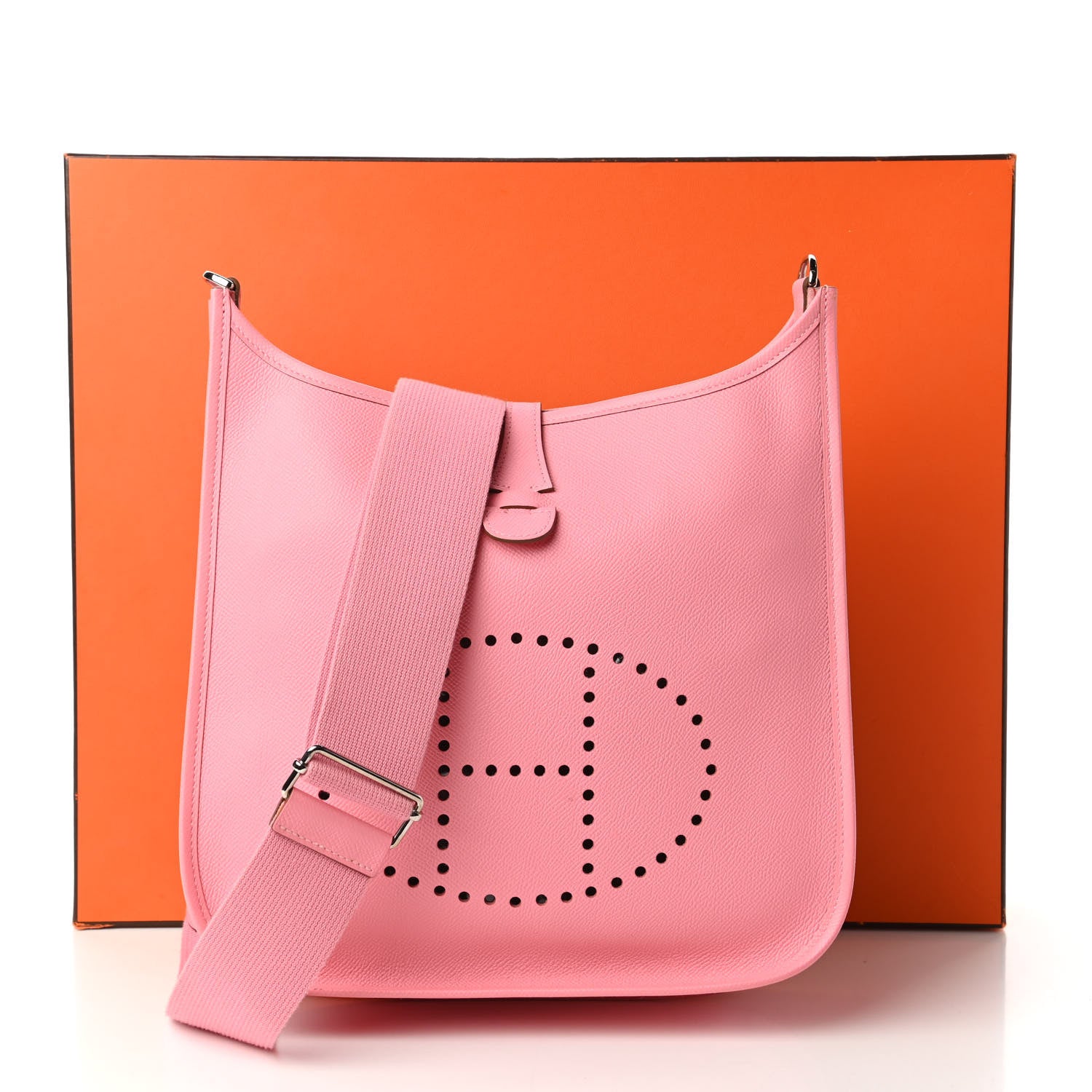 Hermes Epsom Evelyne III PM Rose Confetti 11 of 18