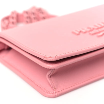 Prada Saffiano Lux Crossbody Bag Petalo 8 of 10