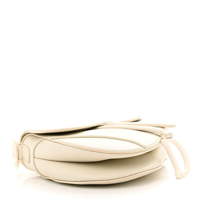 Christian Dior Ultra Matte Calfskin Saddle Bag Off White 4 of 11