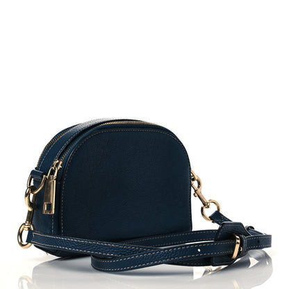 Marc Jacobs Calfskin Shutter Camera Crossbody Bag Blue 3 of 12