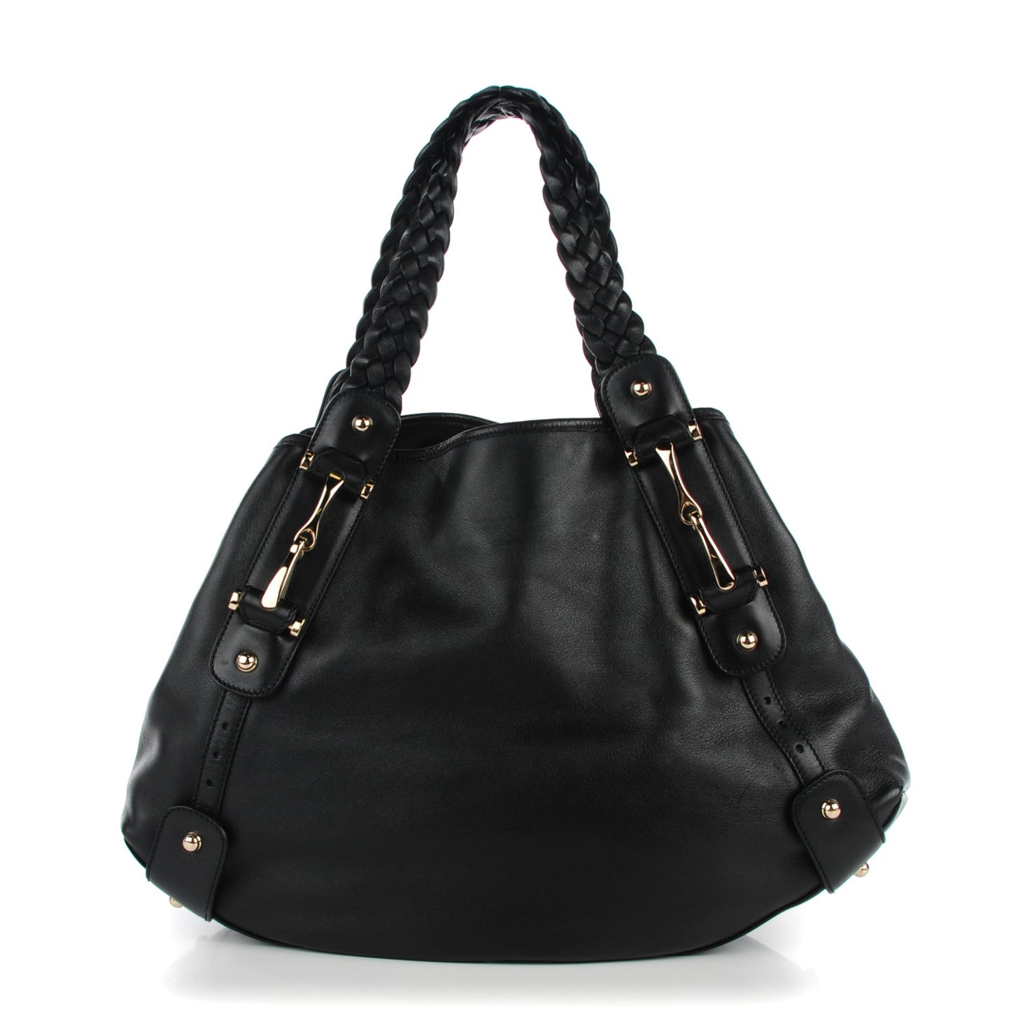 Calfskin Medium Pelham Shoulder Bag Black