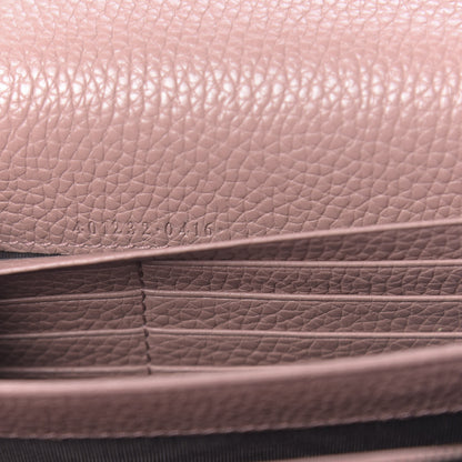 Gucci Cellarius Calfskin GG Marmont Chain Wallet Rosy Phard 7 of 11