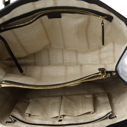 Gucci Calfskin Tote Black 5 of 10