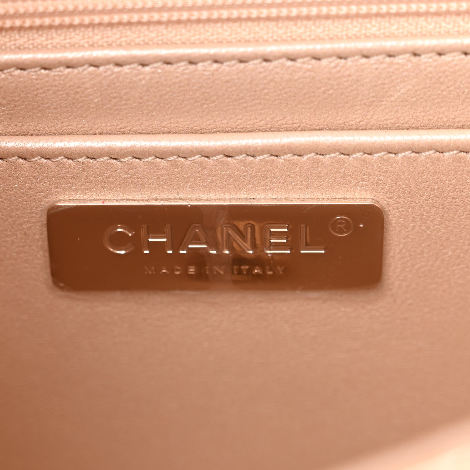 Chanel Mirror Calfskin Metallic Calfskin Quilted Hollywood Boulevard Backpack With Coin Purse Gold 6 of 11