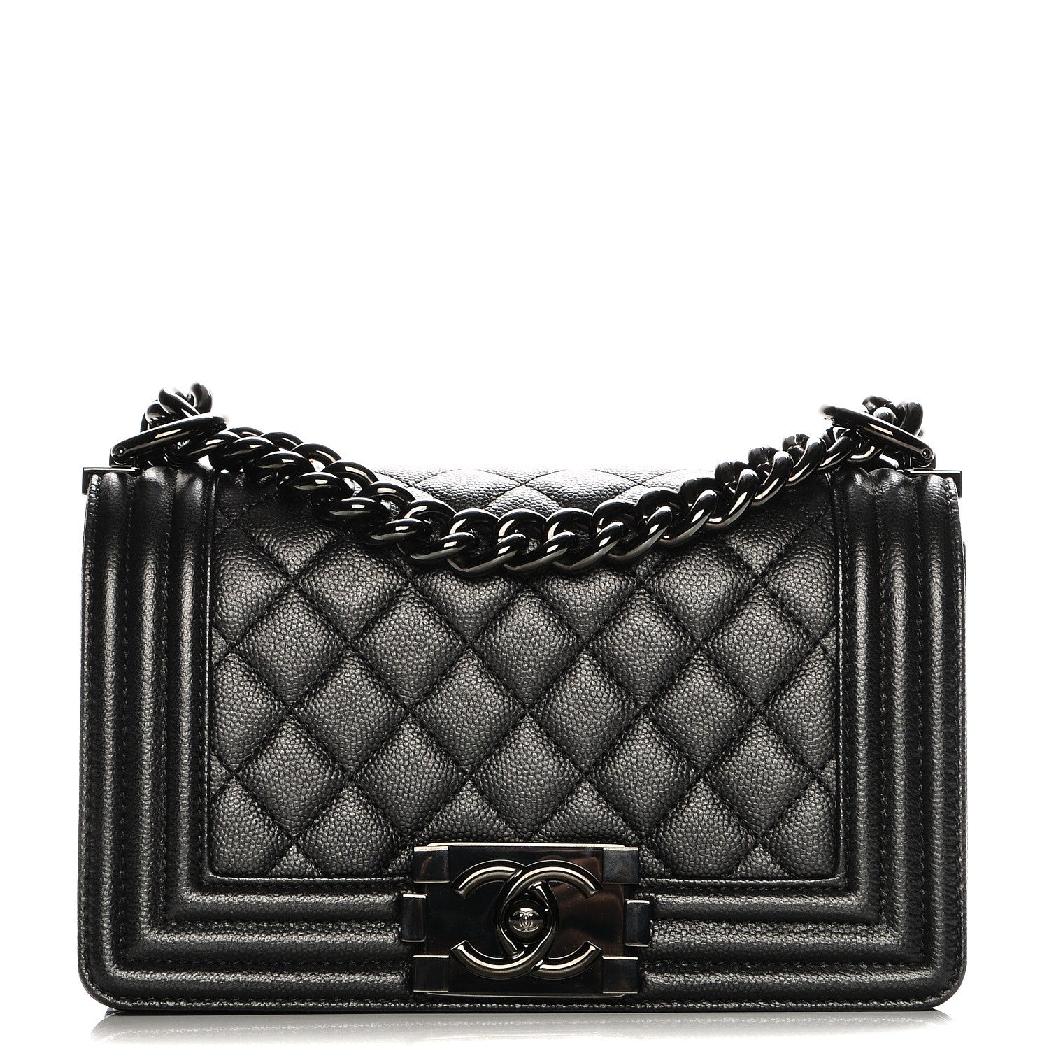 Chanel Caviar Quilted Small Boy Flap So Black 1 of 9