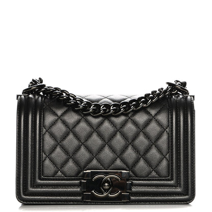Chanel Caviar Quilted Small Boy Flap So Black 1 of 9