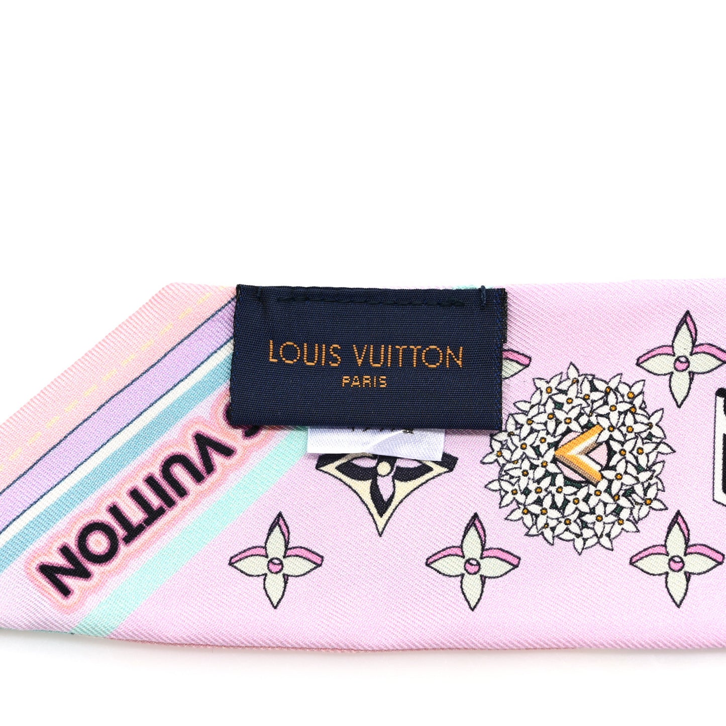 Silk Monogram Astro Virgo BB Bandeau Light Pink