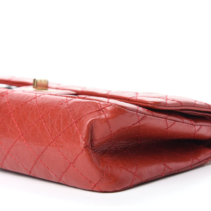 Chanel Aged Calfskin Quilted 2.55 Reissue 225 Flap Red 7 of 12