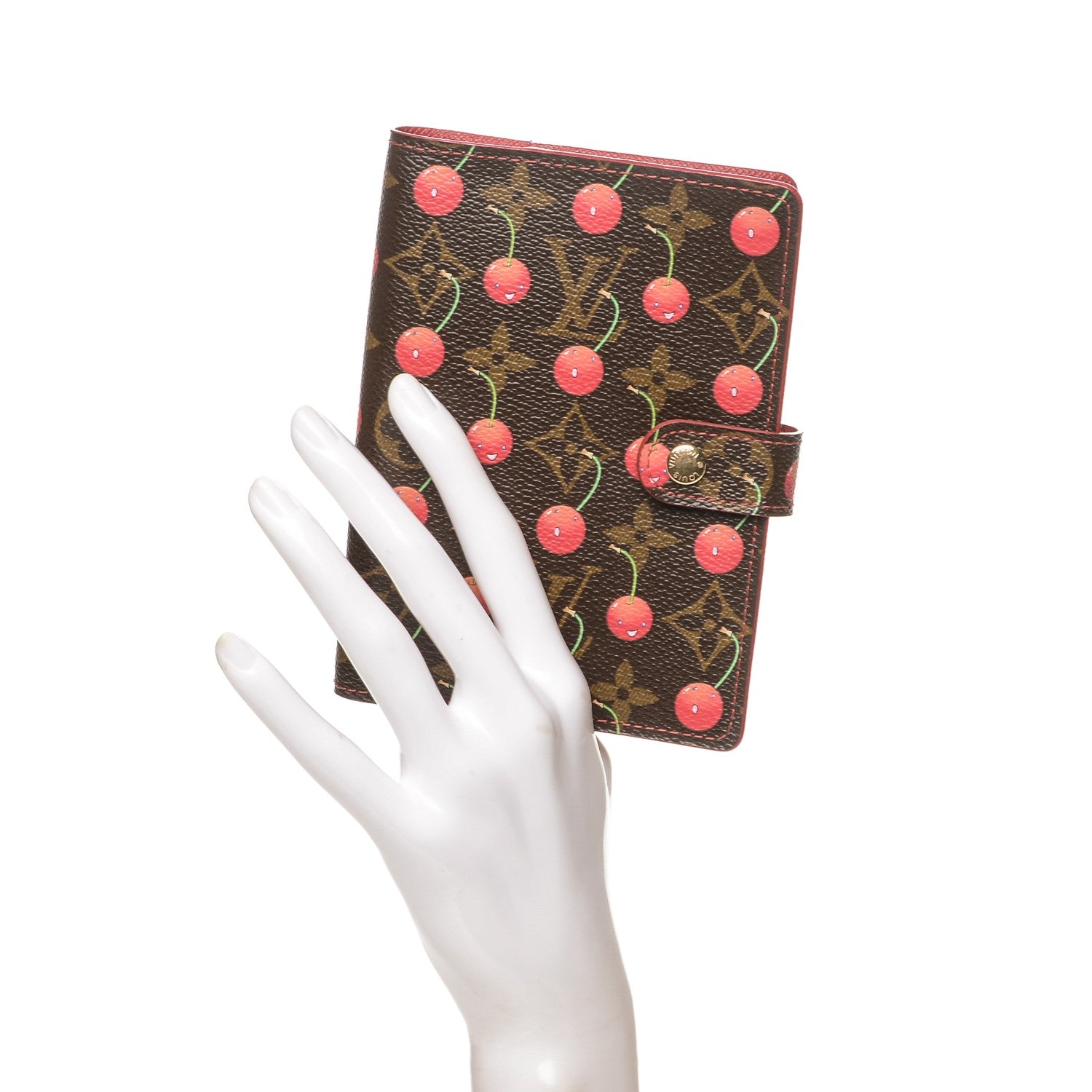 Louis Vuitton Monogram Cerises Small Ring Agenda Cover 2 of 6