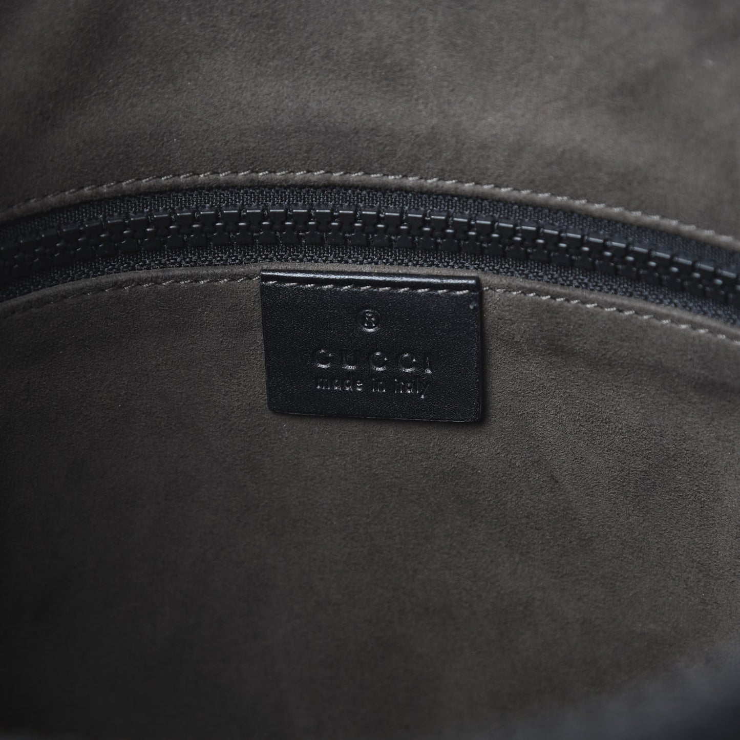 GG Supreme Monogram Flat Messenger Bag Black