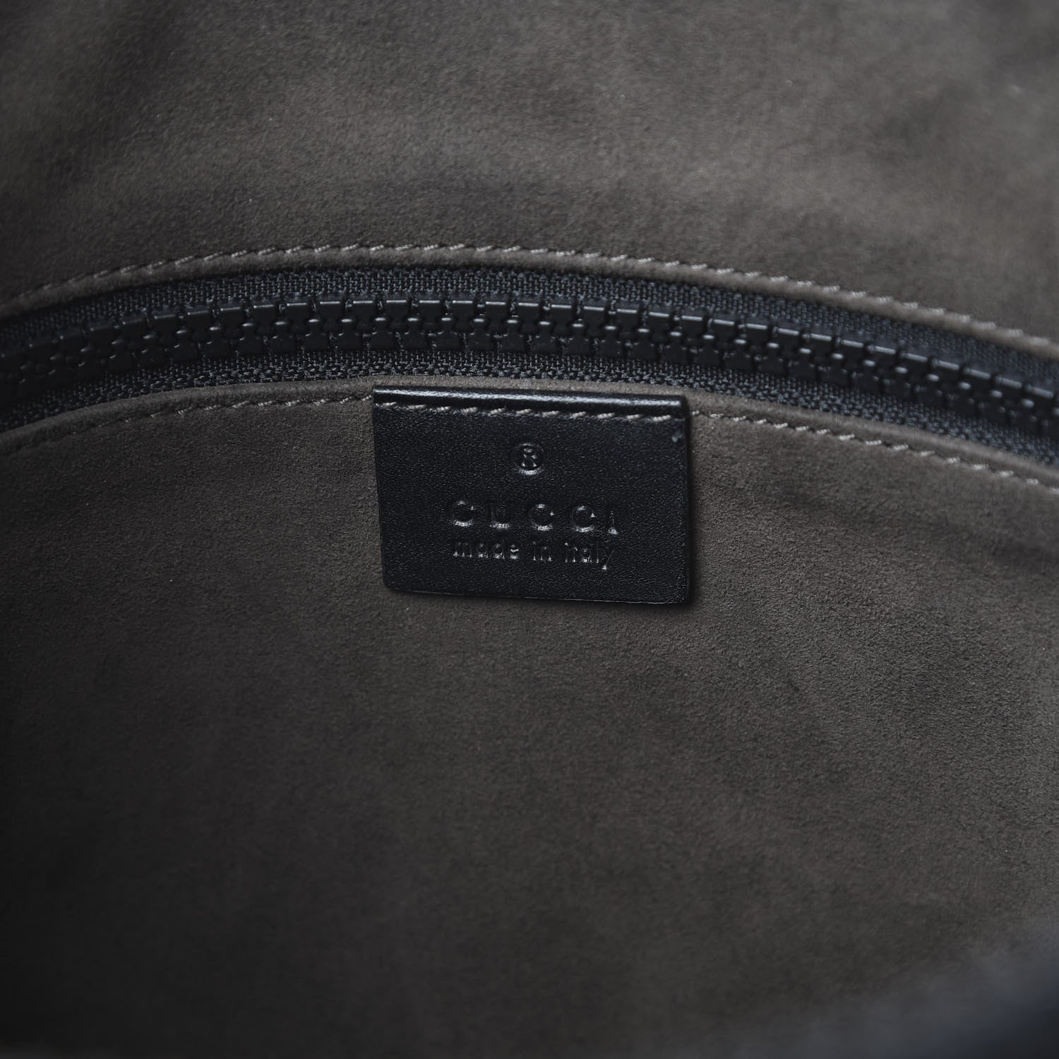 Gucci GG Supreme Monogram Flat Messenger Bag Black 5 of 11