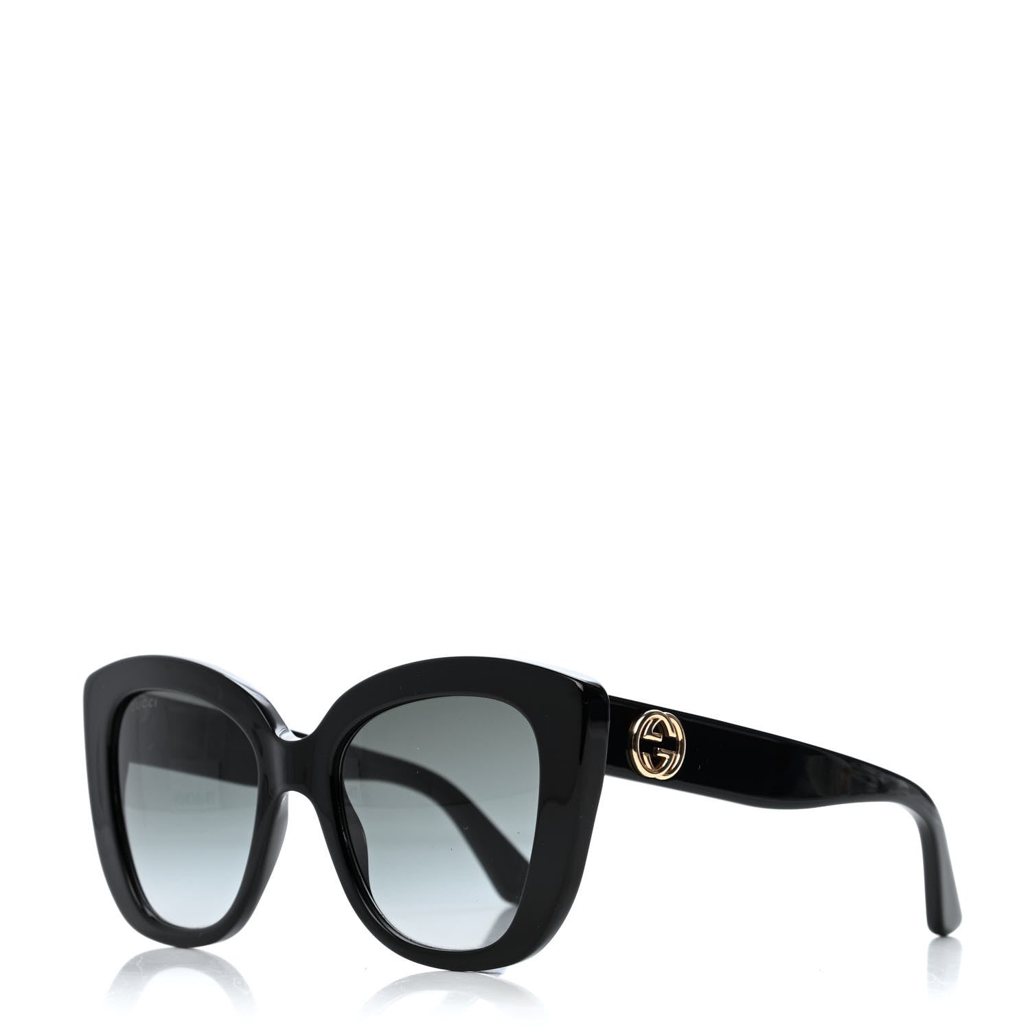 Gucci Cat Eye Sunglasses GG0327S Black 1 of 4