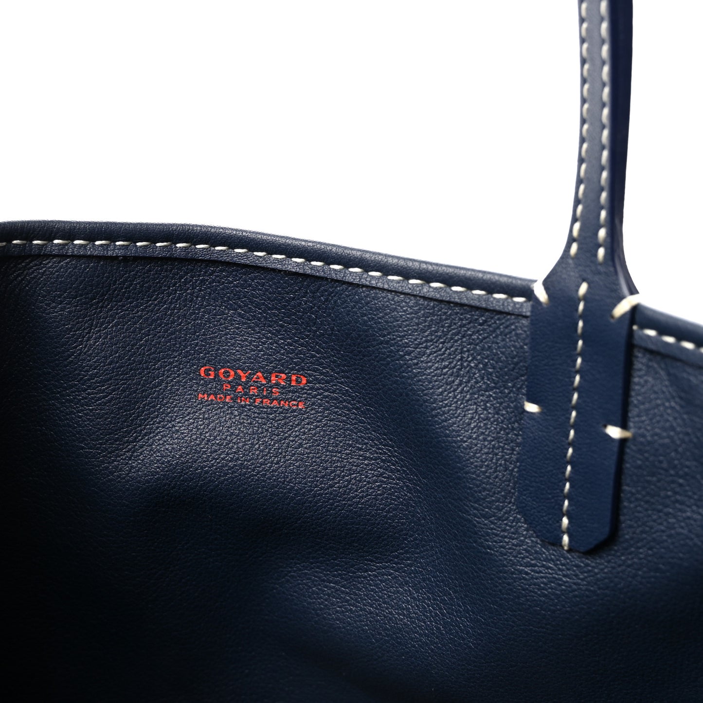 Goyardine Reversible Mini Anjou Blue Marine