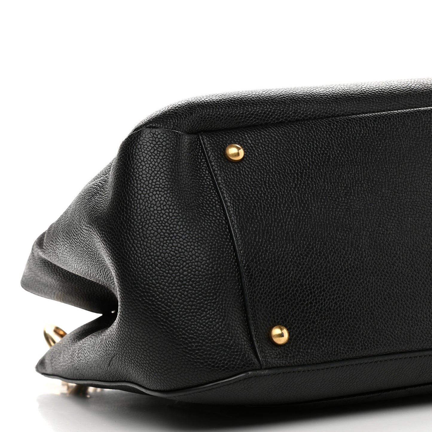 Caviar Large Shopping Tote Black
