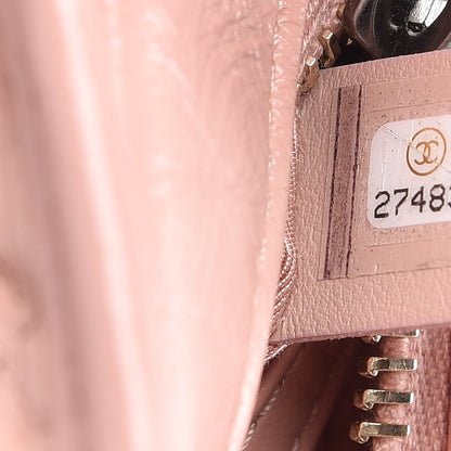 Chanel Aged Calfskin Quilted Small Gabrielle Hobo Pink 7 of 11