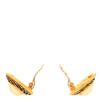 Chanel Pearl Clip On Earrings Gold 3 of 4