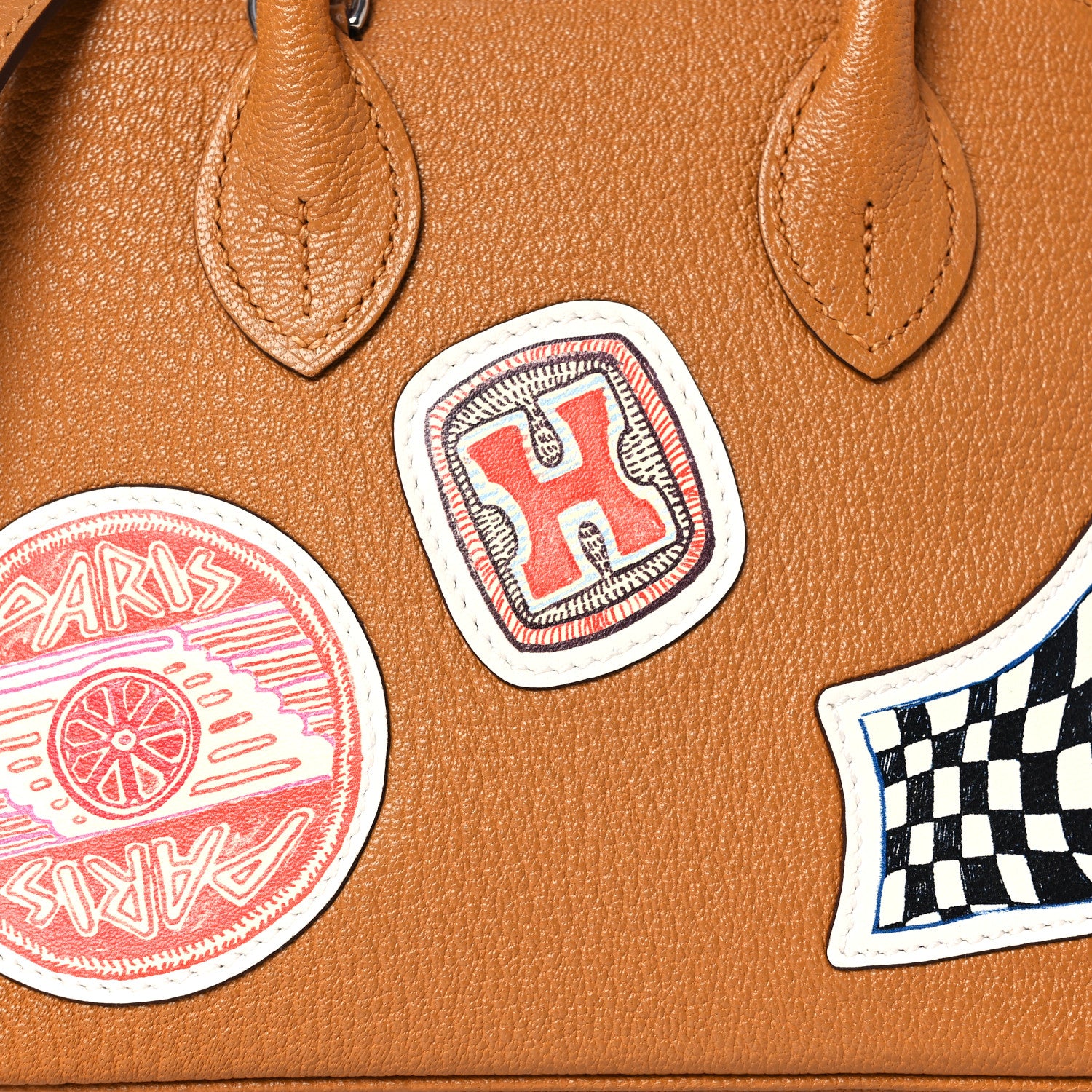 Hermes Chevre Mysore Pique Colle Mini 1923 Bolide Sesame 8 of 14