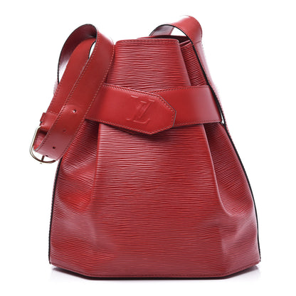 Louis Vuitton Epi Sac D'Epaule Castillan Red 1 of 9
