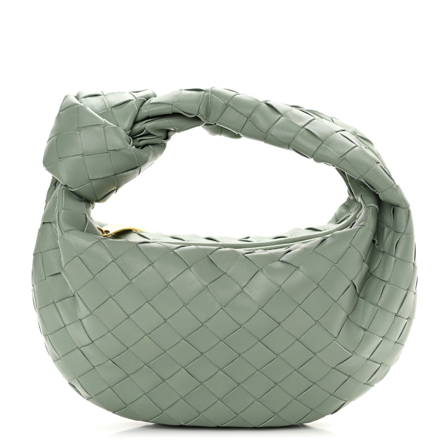 product image of BOTTEGA VENETA Nappa Intrecciato Mini Jodie New Sauge FASHIONPHILE