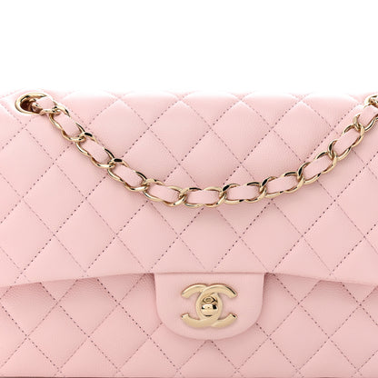 Chanel Caviar Quilted Medium Double Flap Light Pink 8 of 11