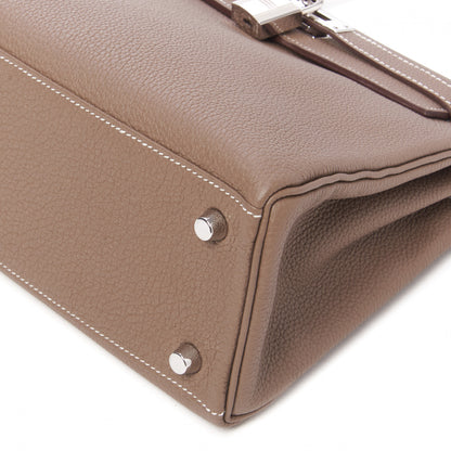 Hermes Togo Kelly Retourne 25 Etoupe 8 of 33