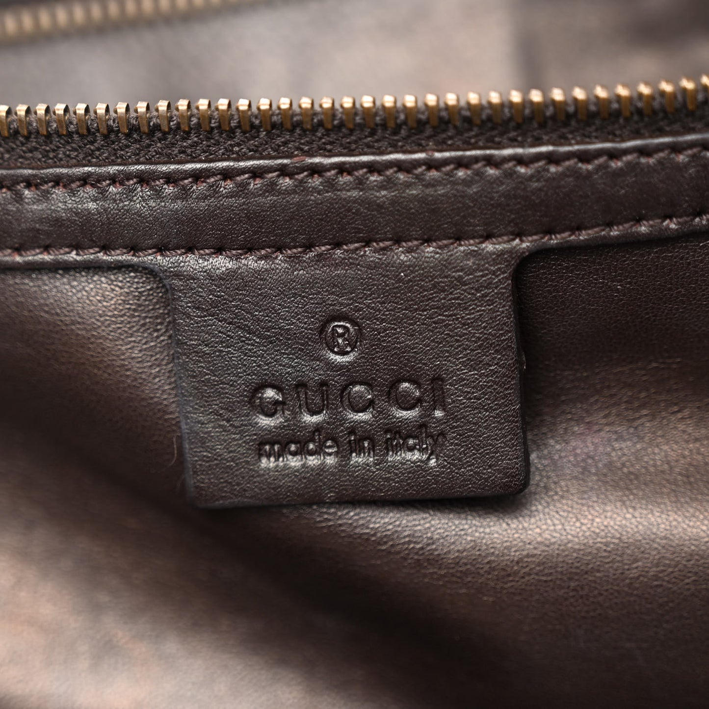 Crocodile Medium 1973 Top Handle Satchel Brown