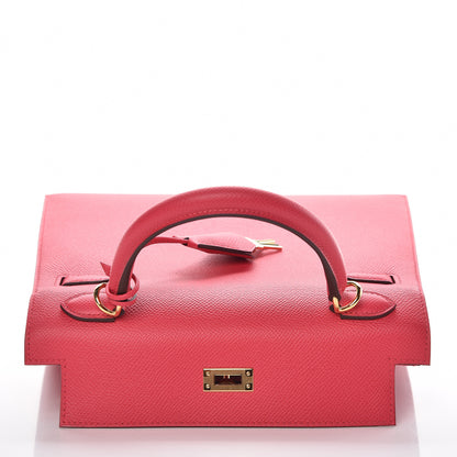 Hermes Epsom Kelly Sellier 25 Rose Extreme 16 of 37