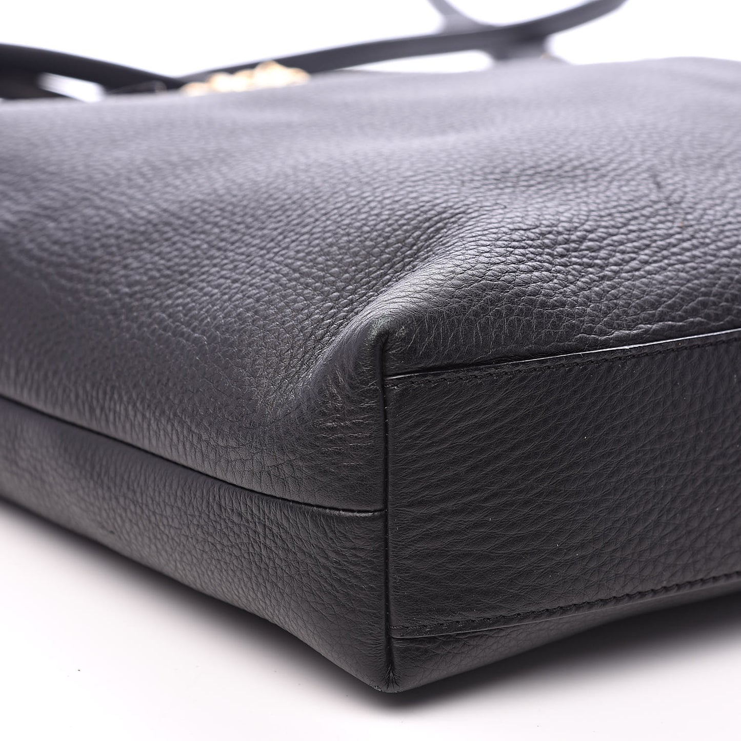 Cervo Embossed Vitello Medusa Tote Black