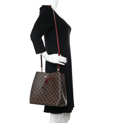 Louis Vuitton Damier Ebene Neonoe MM Cherry Berry 2 of 11
