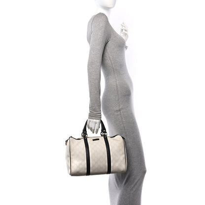 Gucci GG Plus Monogram Medium Joy Boston White Black 2 of 12