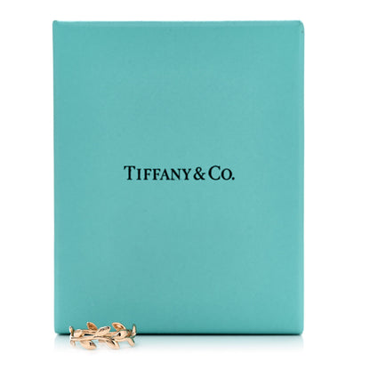Tiffany 18K Rose Gold Narrow Paloma Picasso Olive Leaf Band Ring 52 6 5 of 5