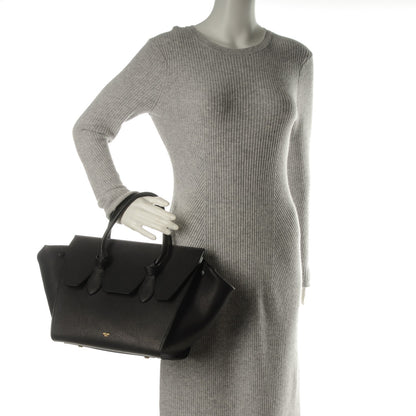 Celine Crisped Calfskin Small Tie Knot Tote Black 2 of 8