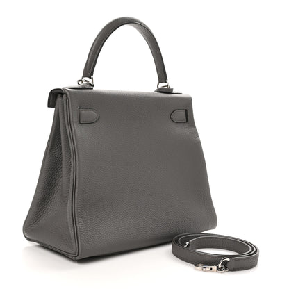 Hermes Togo Kelly Retourne 28 Etain 3 of 11