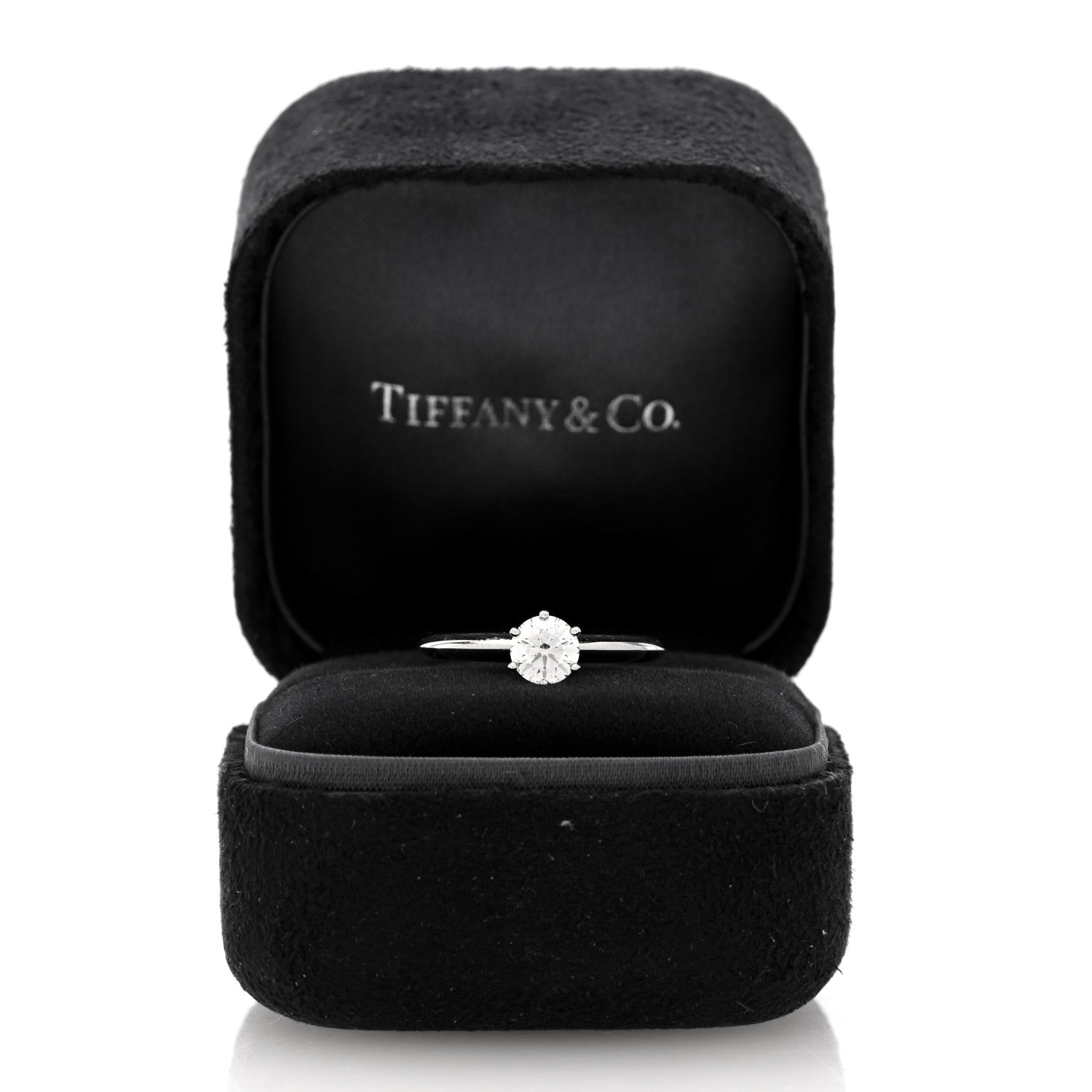 Tiffany Platinum Diamond .62ct Solitaire Engagement Ring 52 6 6 of 6