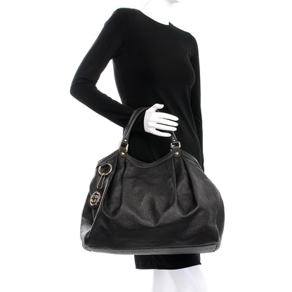 Gucci Guccissima Vitello Tender Large Sukey Tote Testa di Moro 2 of 7